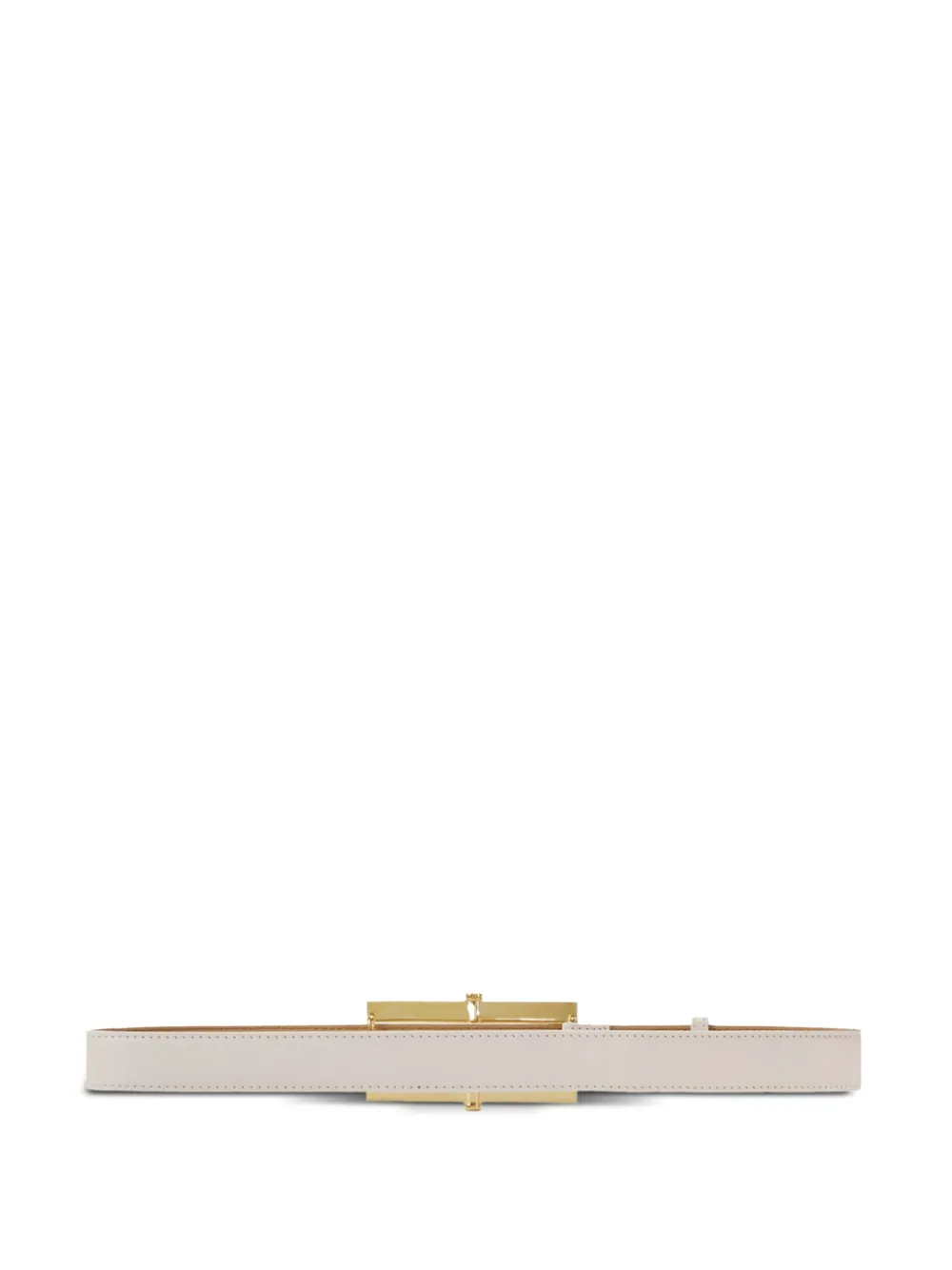 Elisabetta Franchi Riem met logogesp - Wit