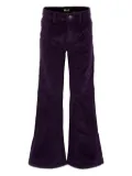 Molo corduroy flared trousers - Purple