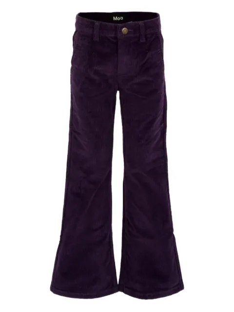Molo corduroy flared trousers