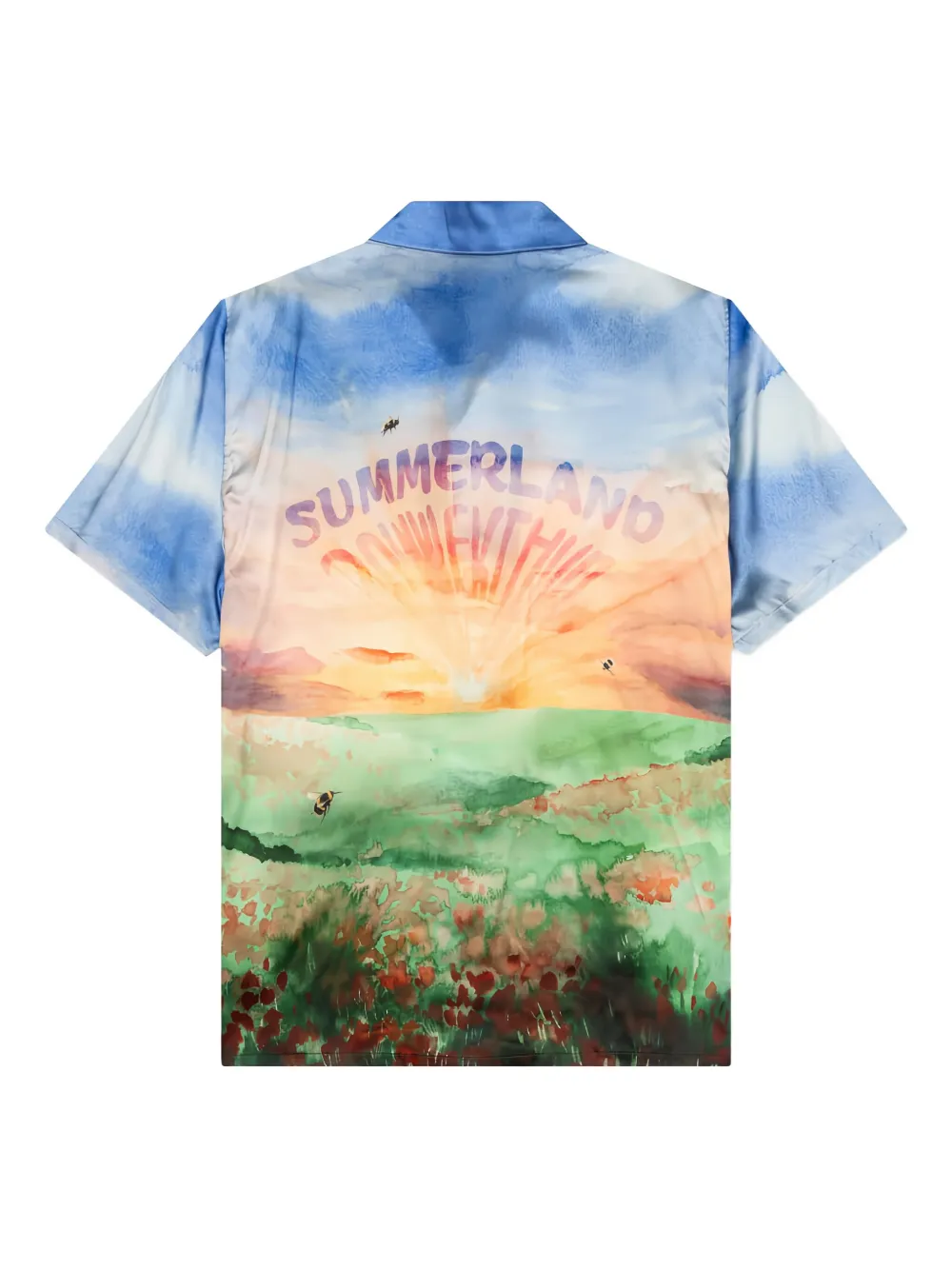 Nahmias Summerland Sunset shirt - Blauw