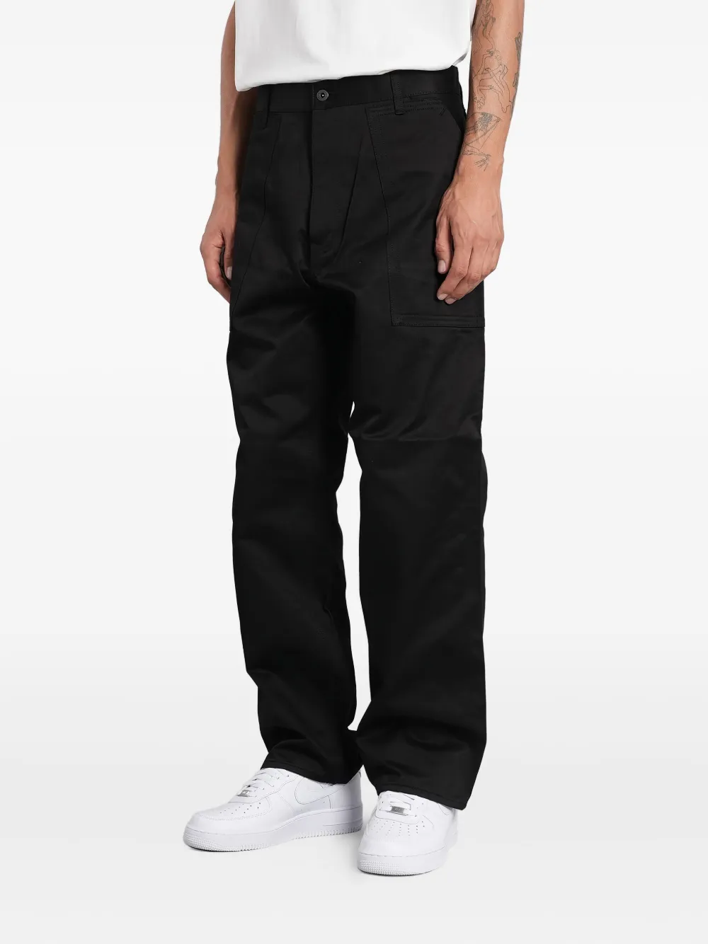 Junya Watanabe MAN Broek met zakdetail Zwart