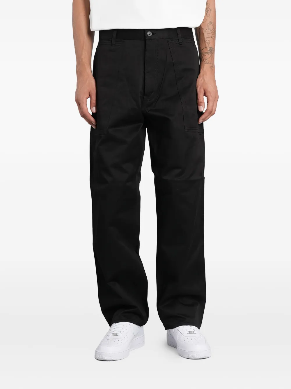 Junya Watanabe MAN pocket-detail trousers | Black | Image 1