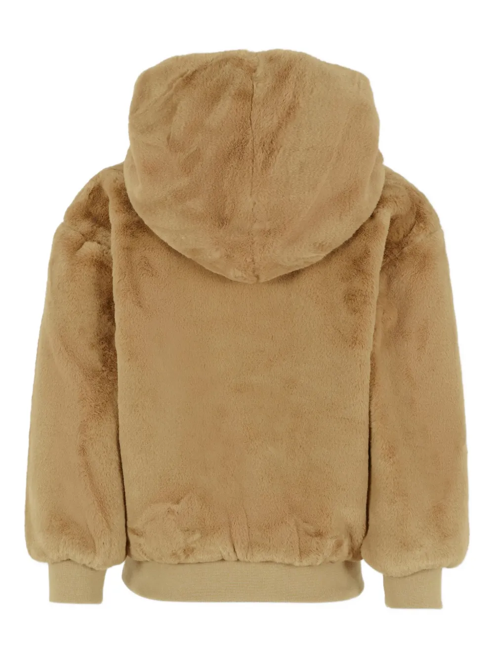 Molo faux-fur hooded top | Girls Hoodies & Sweatshirts | Image 2