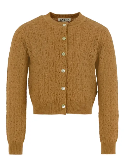 Molo cable-knit buttoned cardigan