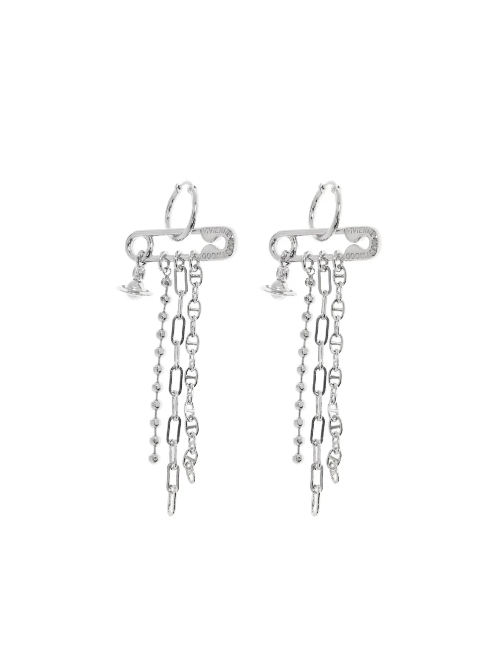 Vivienne Westwood Ginetta Earrings In Silver