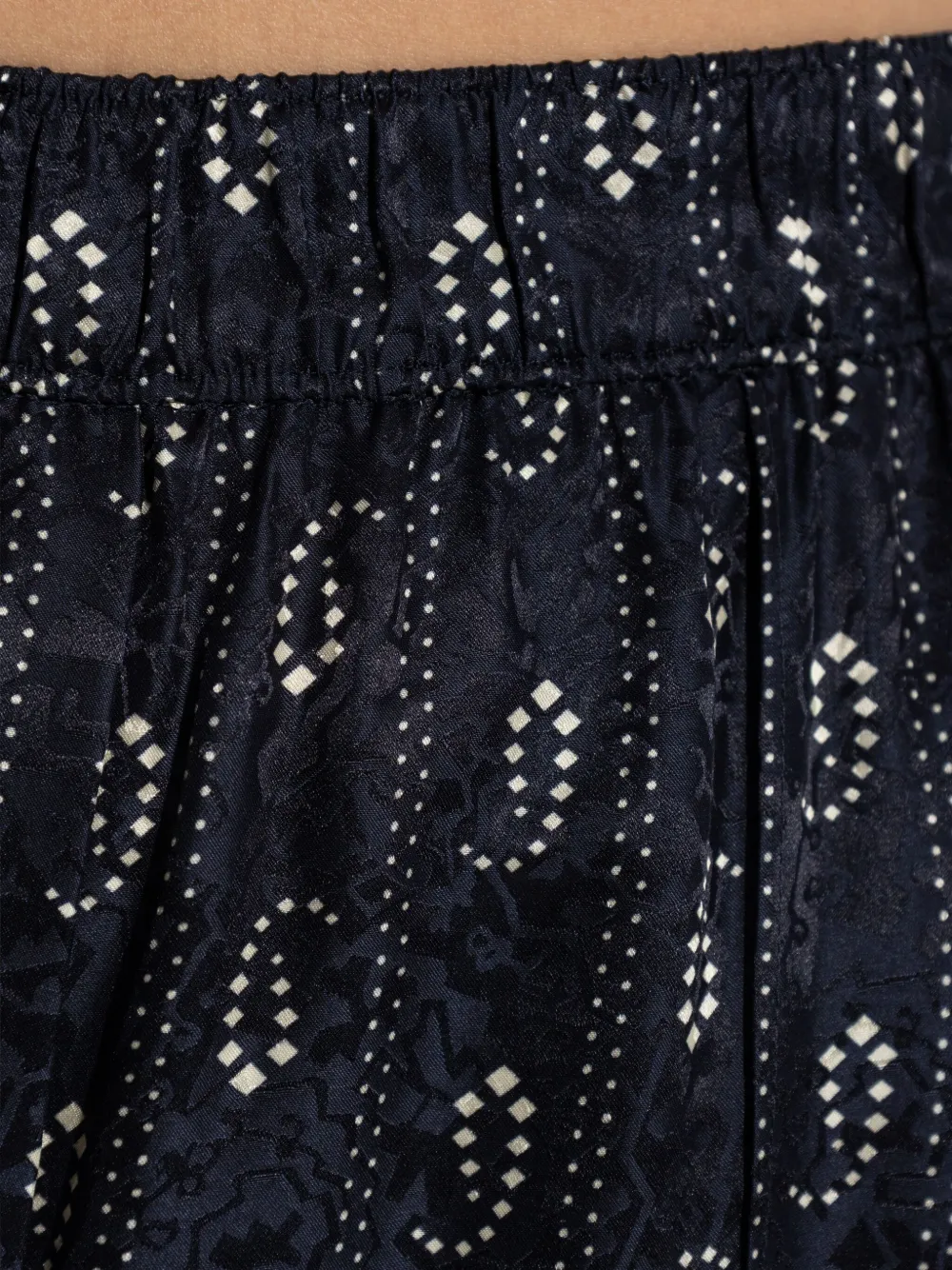 Tory Burch Broek met wijde pijpen Blauw