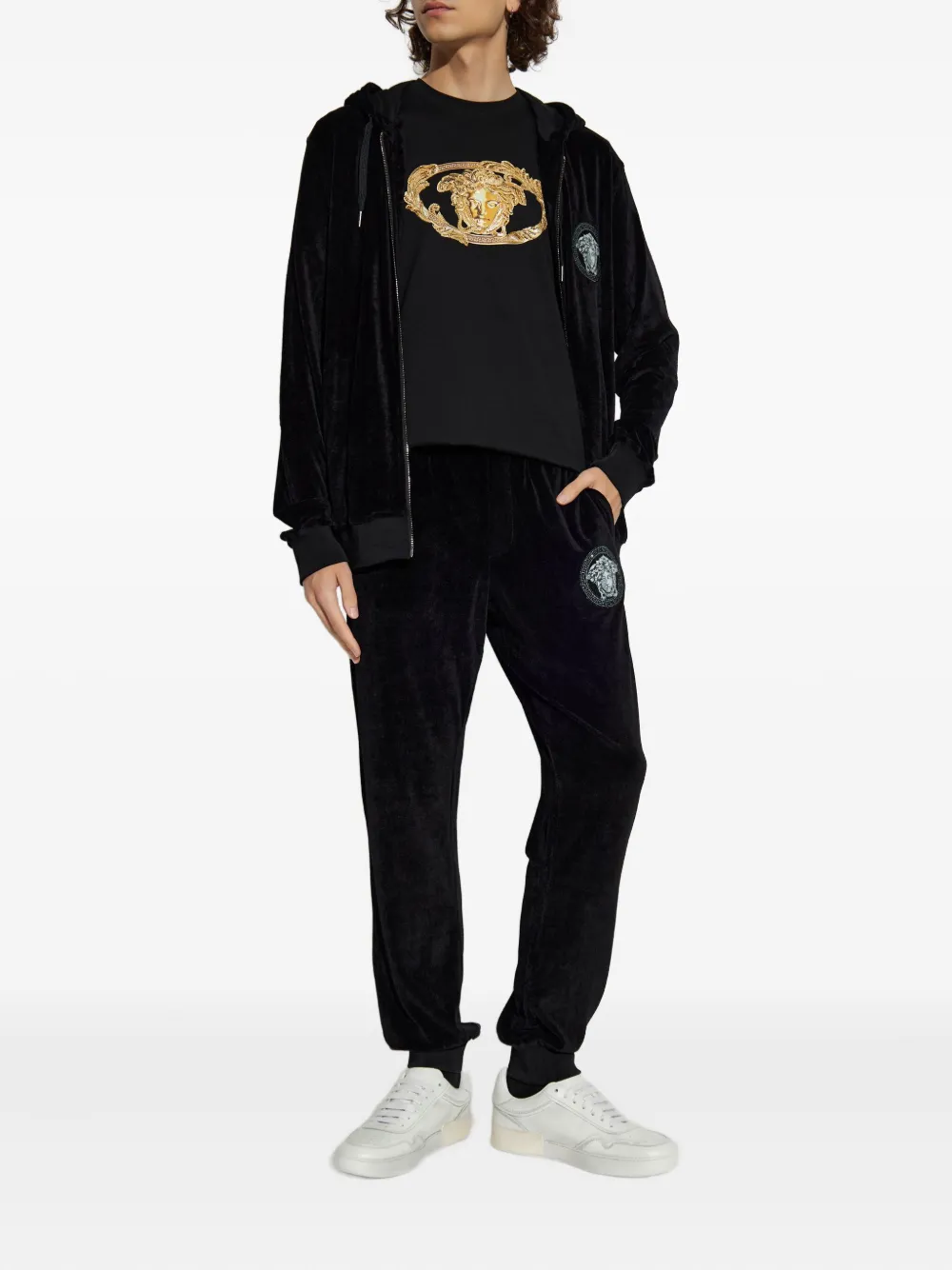 Versace Medusa-embroidered track pants | Sweatpants | Image 2