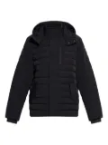 Moose Knuckles logo-patch padded jacket - Black