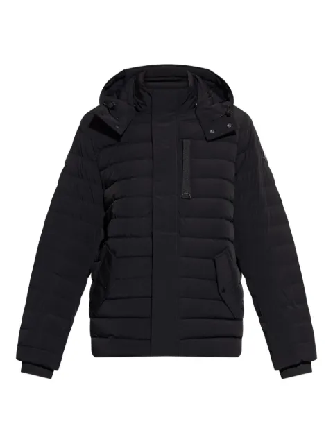 Moose Knuckles logo-patch padded jacket
