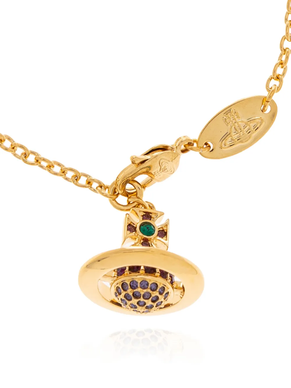 Vivienne Westwood Orb-charm Bracelet In Gold