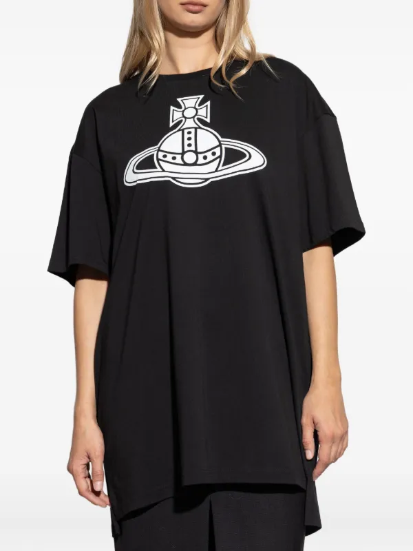 Vivienne Westwood Paris Orb-print Cotton T-shirt | Black