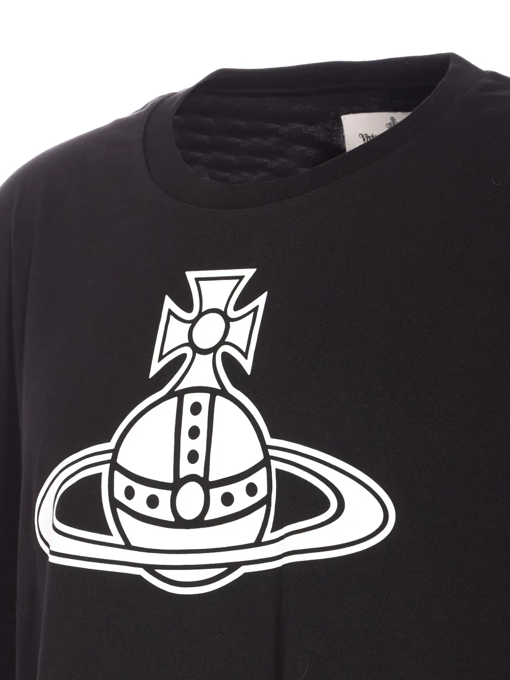 Vivienne Westwood Paris T-shirt met Orb-print Zwart