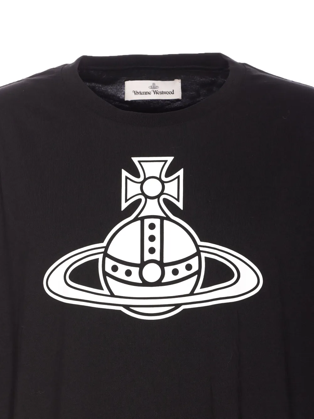 Vivienne Westwood Paris T-shirt met Orb-print Zwart