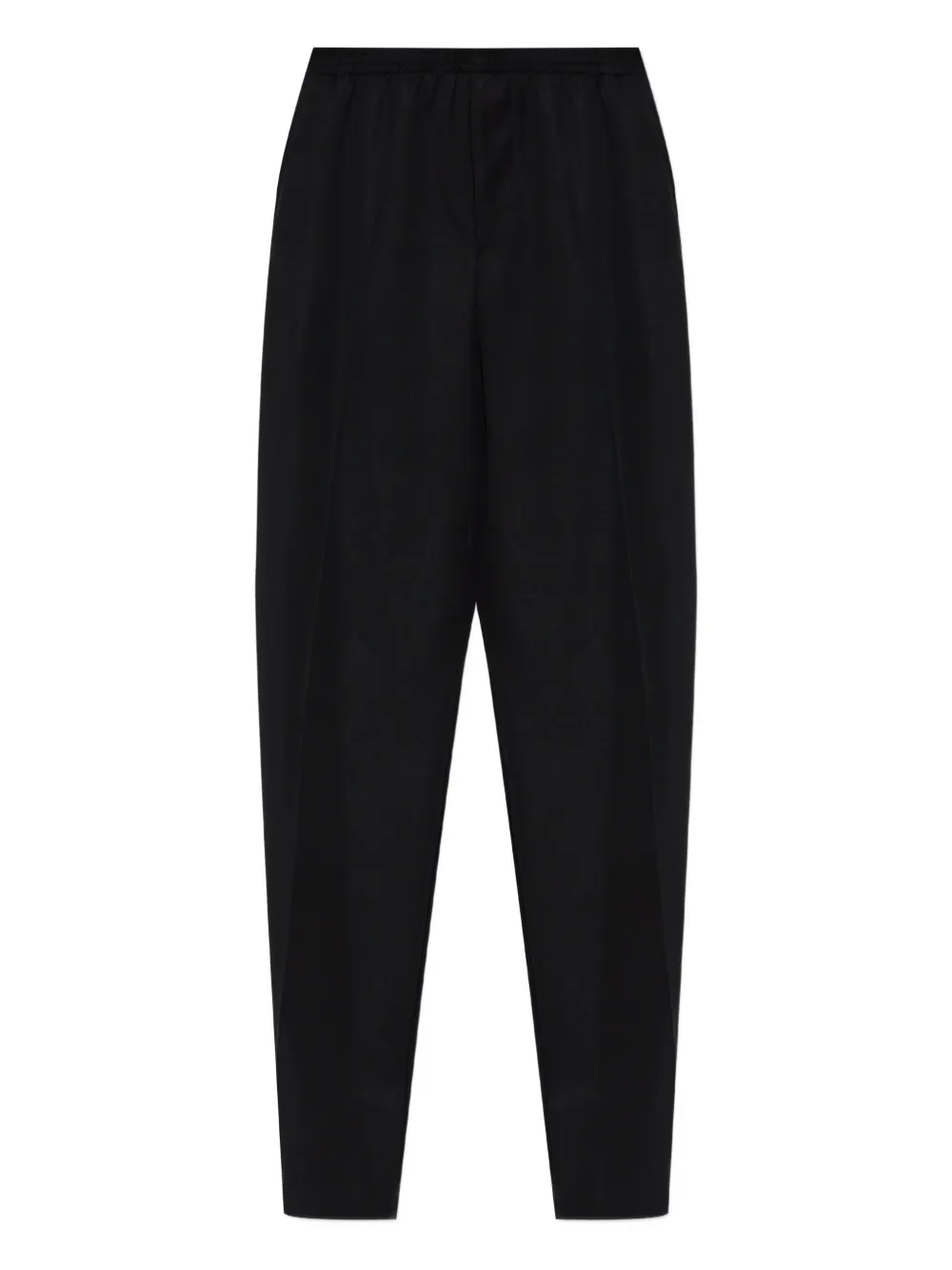 Balenciaga Elastic Waist Casual Pants In Black
