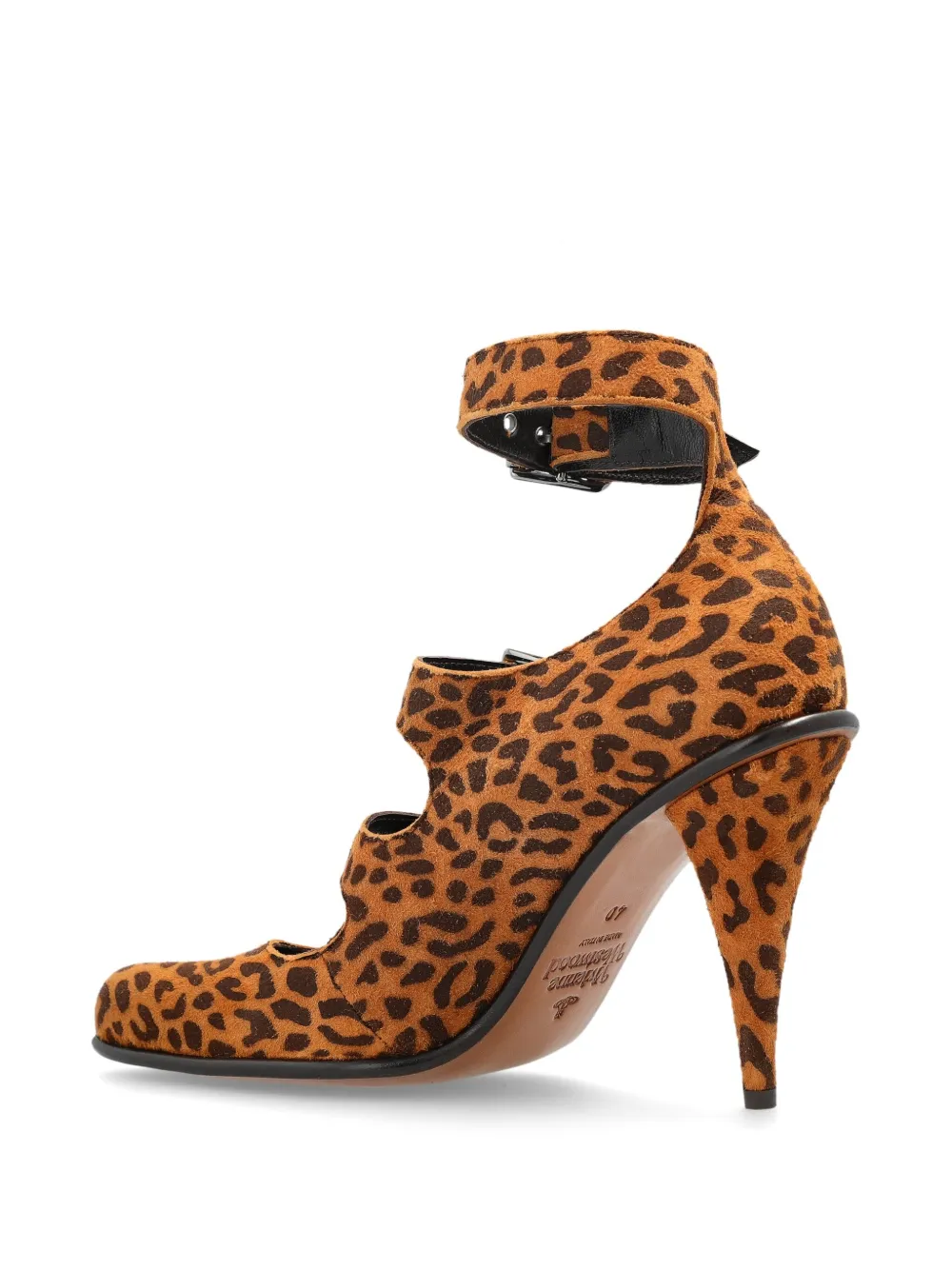 Vivienne Westwood 90 mm pumps met luipaardprint Bruin