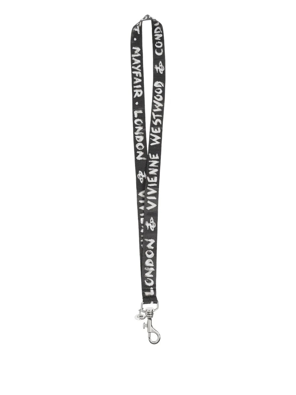Vivienne Westwood logo-print keyring | Black | Image 1
