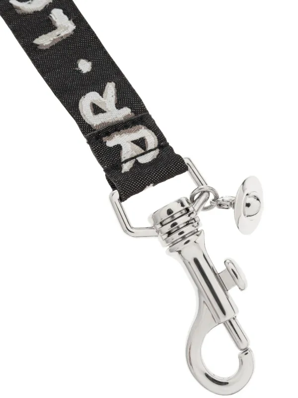 Vivienne Westwood logo-print Keyring | Black | FARFETCH