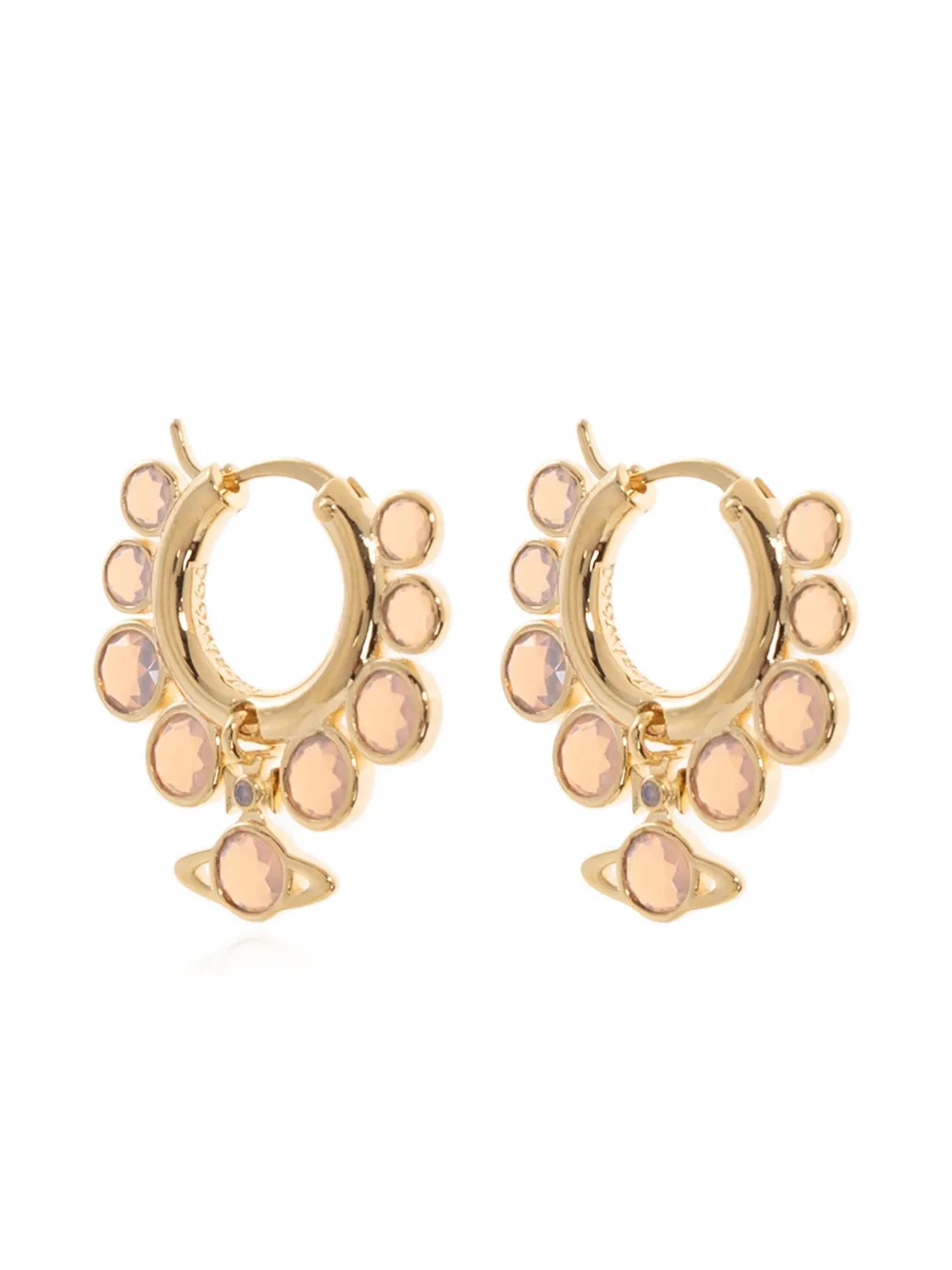 Vivienne Westwood Jenia Hoop Earrings In Gold