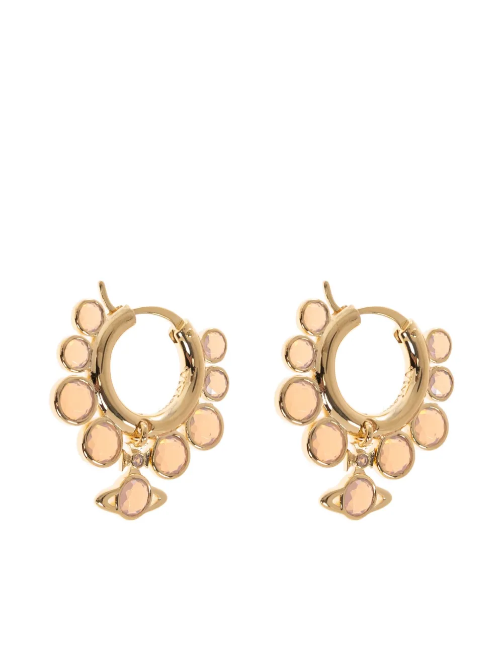 Vivienne Westwood Jenia Hoop Earrings In Gold
