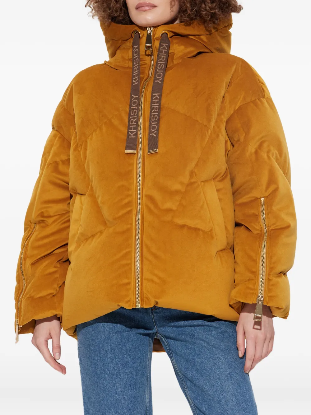 Khrisjoy Iconic Milano Jacket In Gold