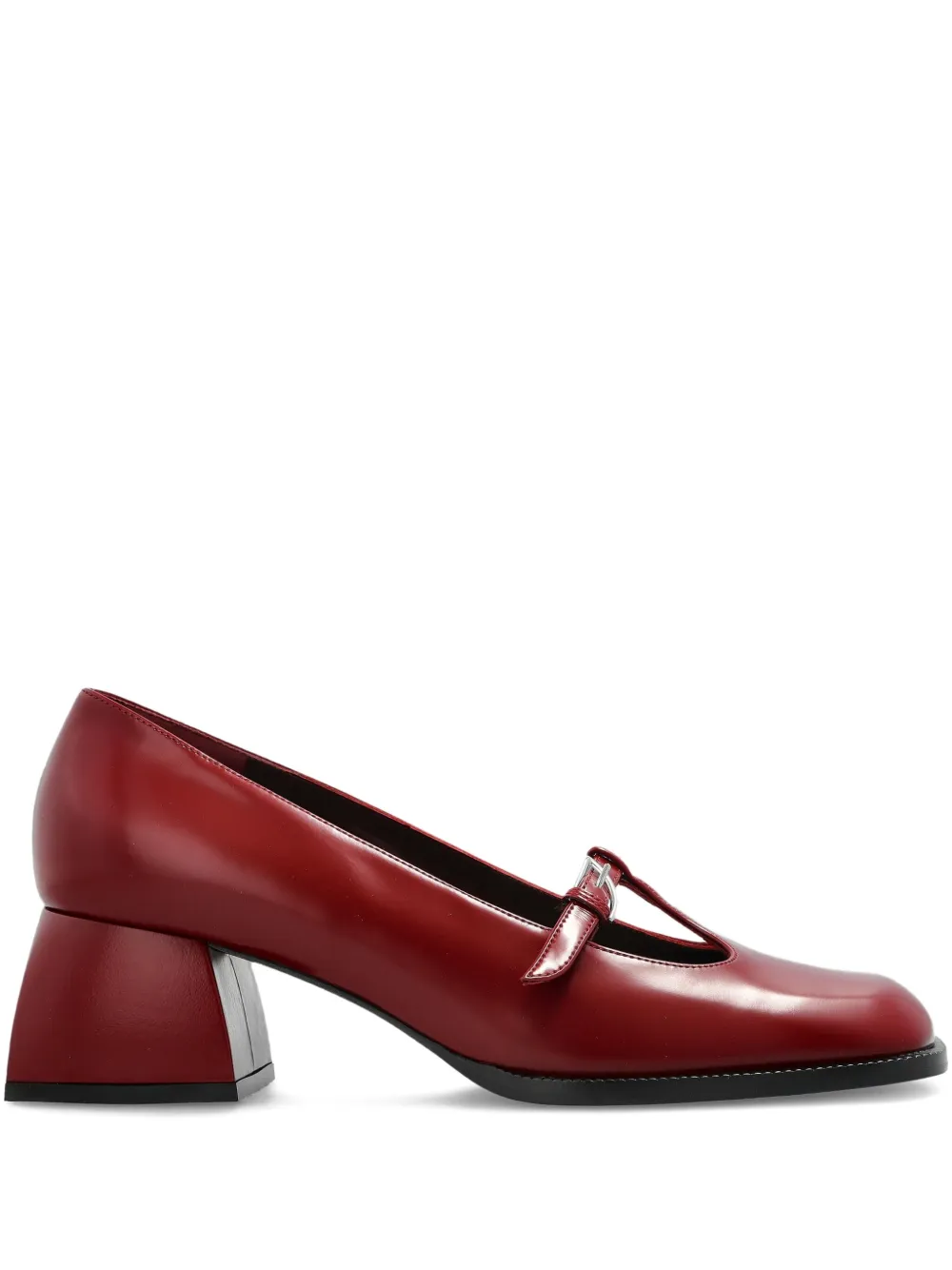 Nodaleto T-bar block-heel pumps Red