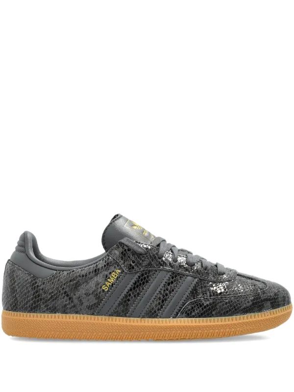アディダス サンバ OG スネークスキン 23cm Adidas Samba スネークスキン スニーカー | グレー | FARFETCH JP