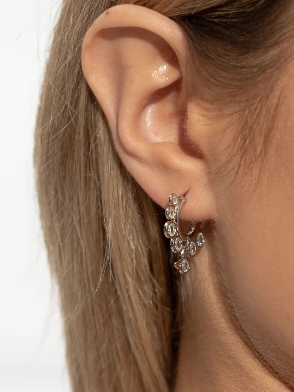 Vivienne Westwood Jenia hoop earrings - Zilver