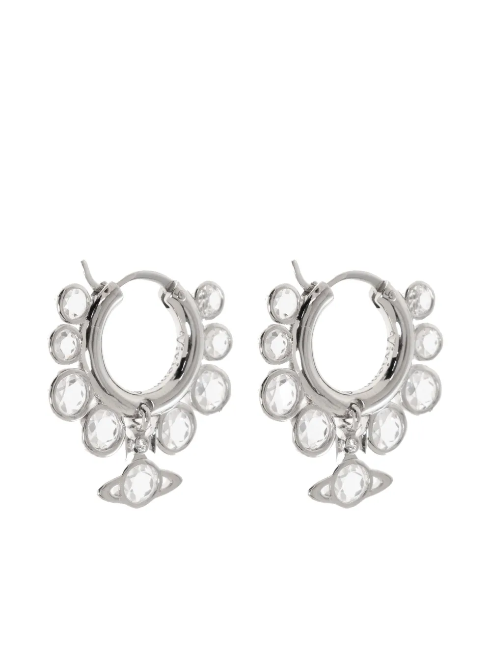 Vivienne Westwood Jenia Hoop Earrings In Metallic