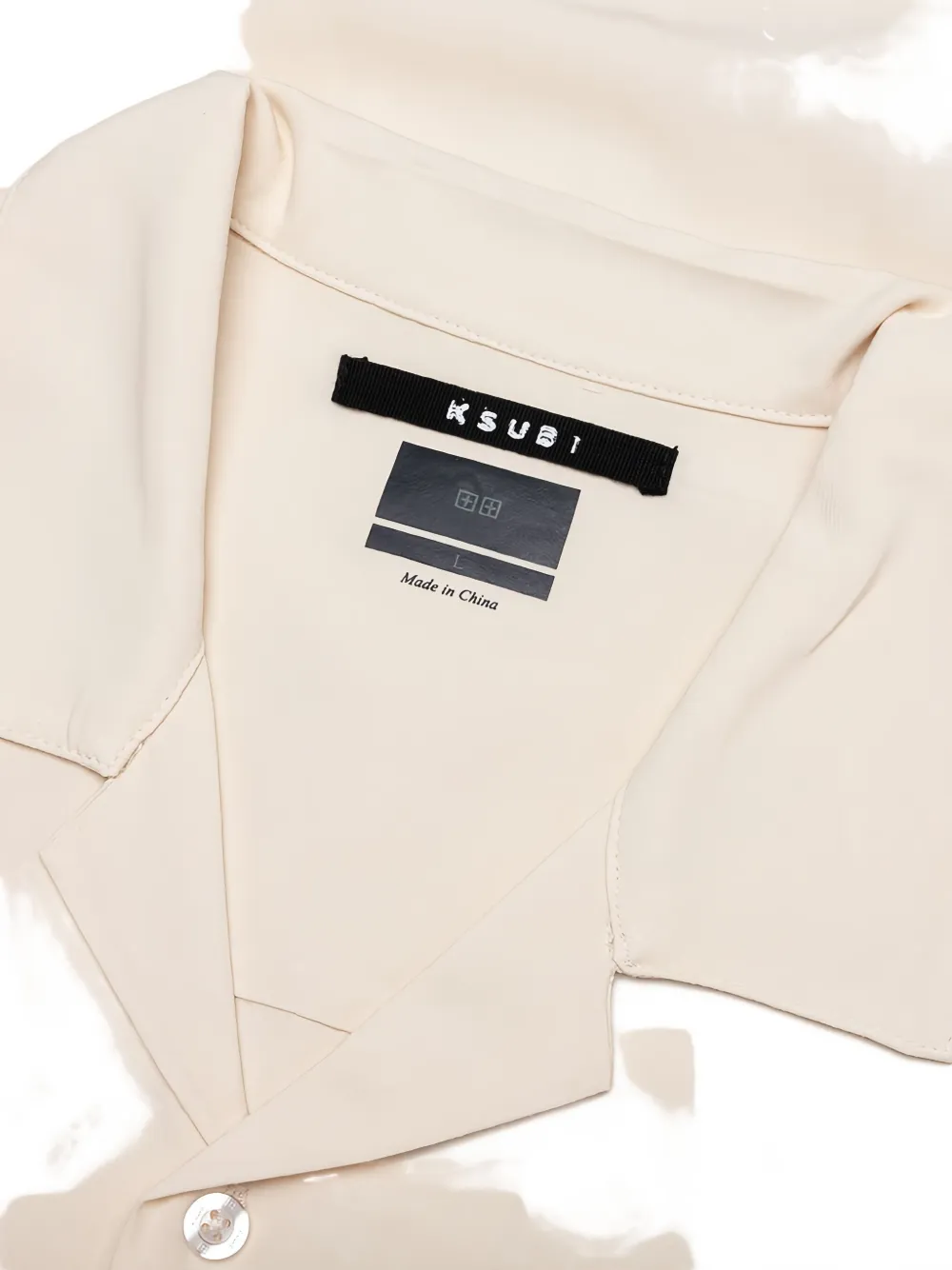 Ksubi 1999 Diner Red-stitch Pocket Shirt In Neutral