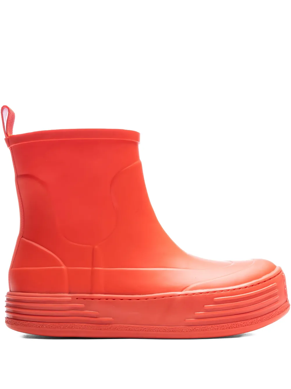 Palm Angels platform rubber boots Orange