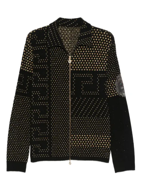 Versace Pre-Owned 2000s Greca-pattern cardigan