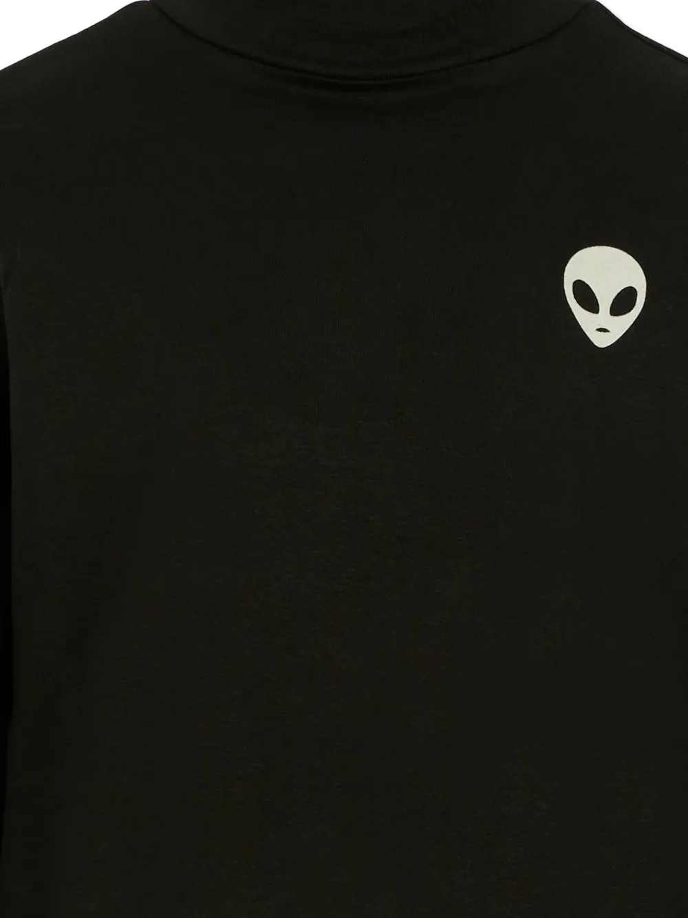 Molo Alien-embellished Turtleneck Top In Black