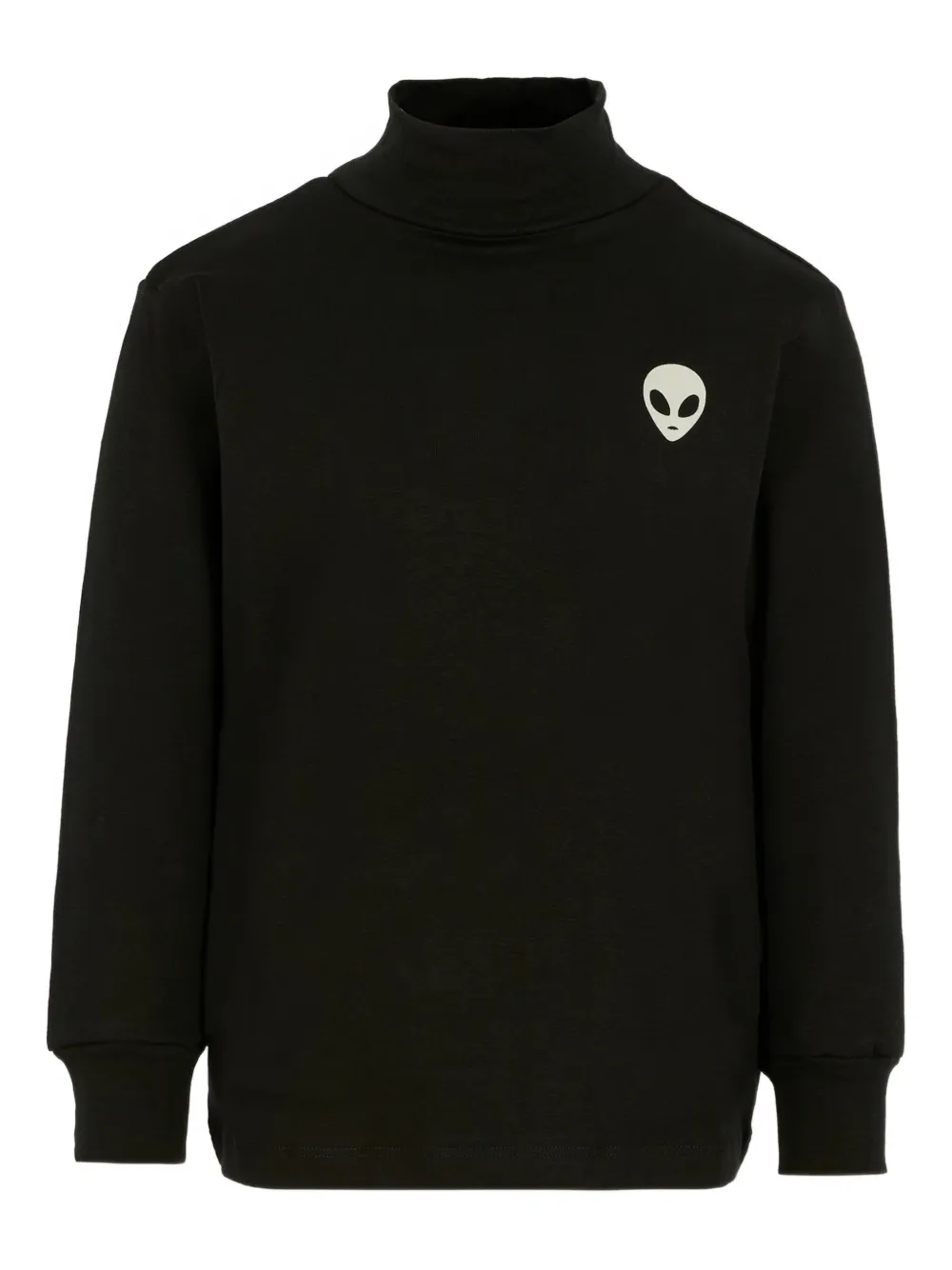 Molo alien-embellished turtleneck top | Black | Image 1
