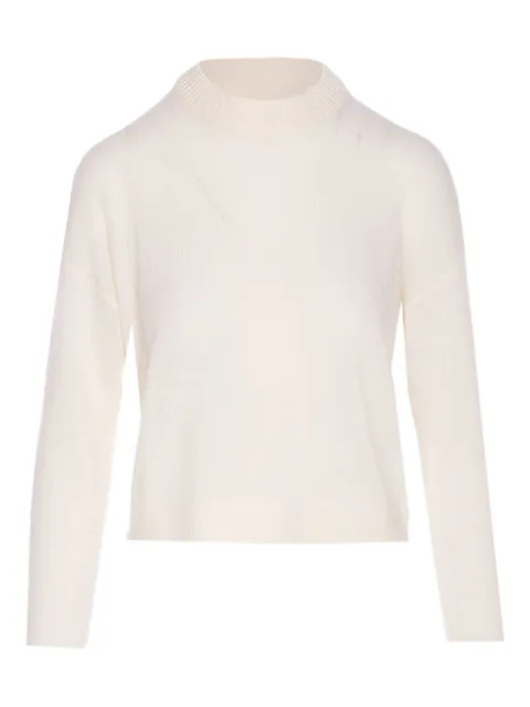 Allude round-neck long-sleeve sweater