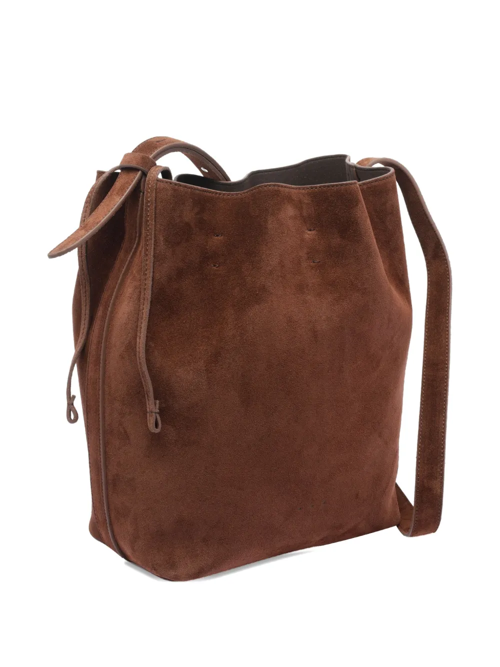 Aesther Ekme Leren schoudertas Bruin