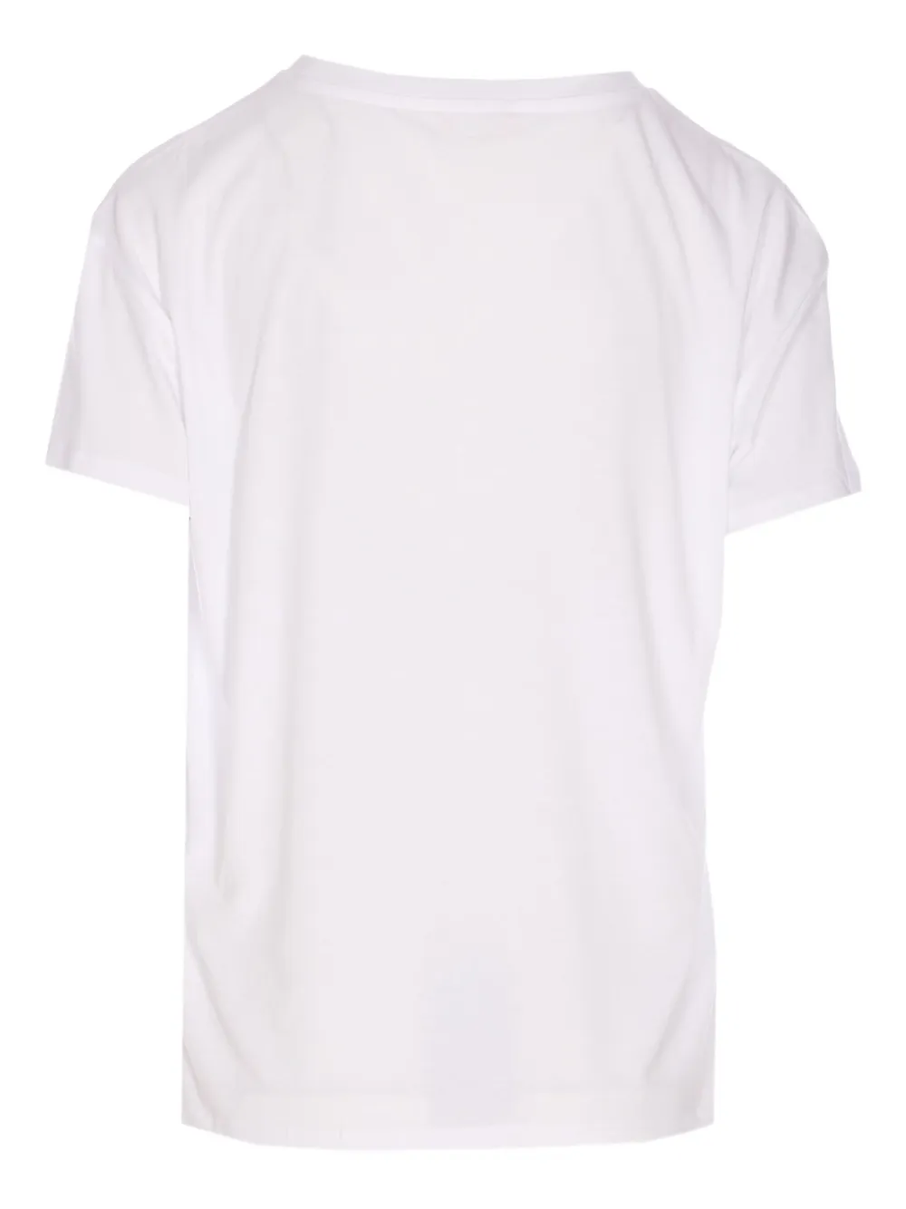 Liu •jo Graphic Dog Print T-shirt With Strass Detail In Multi