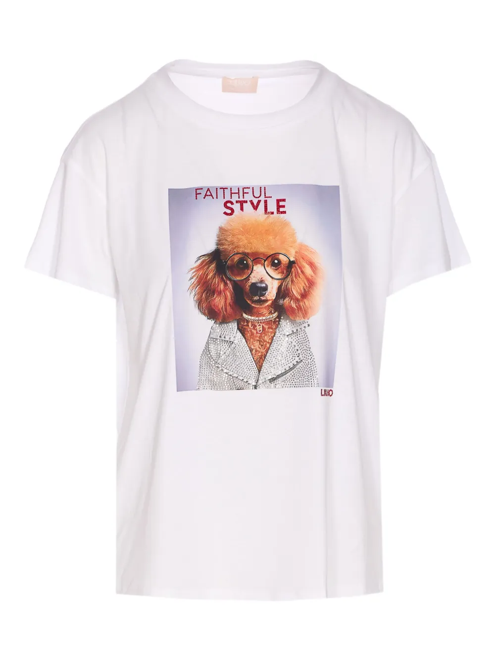 LIU JO dog-print T-shirt | White | Image 1