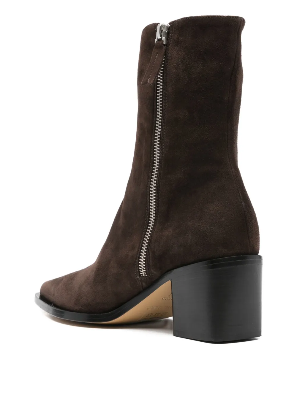 Pomme D'or Juliette Pointed-toe Boots In Brown