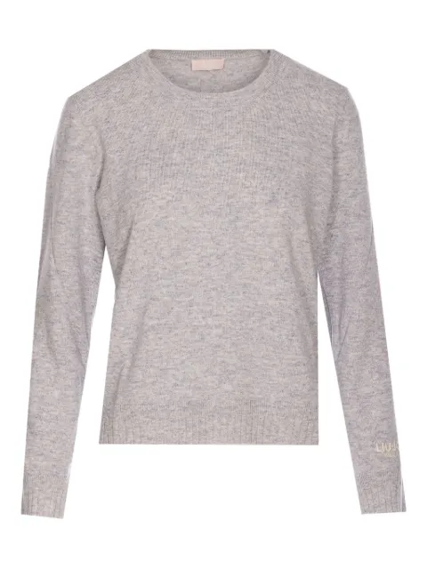 LIU JO ribbed crew-neck top
