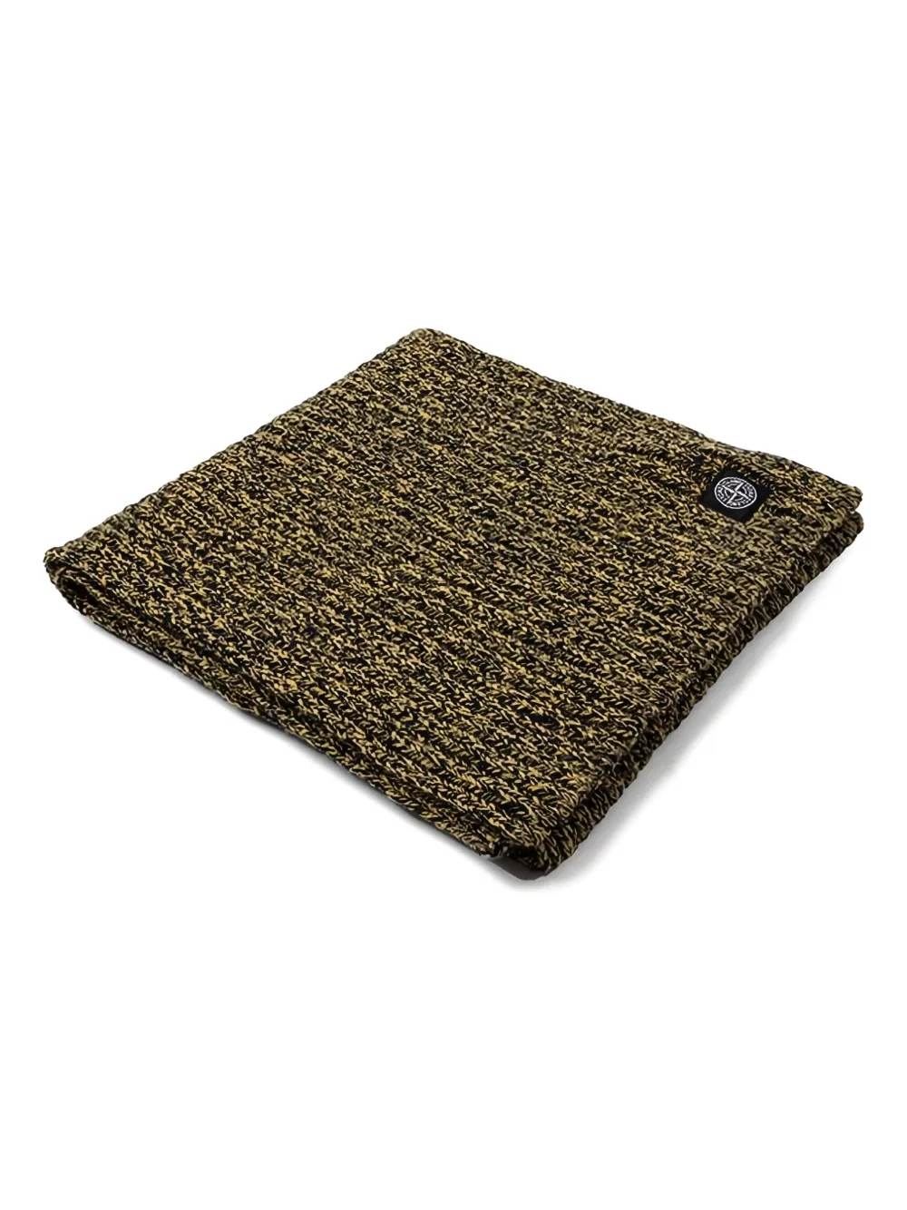 Stone Island ribbed-knit scarf - Geel