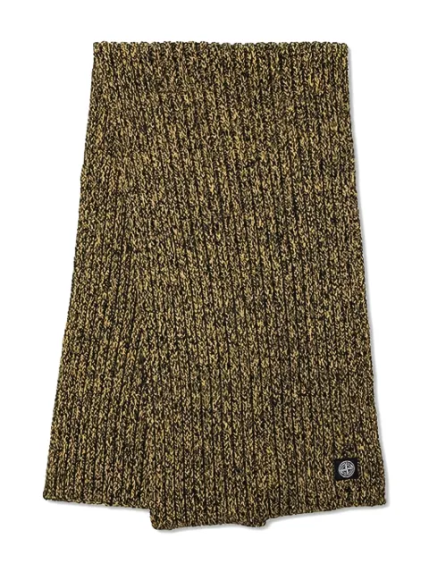 Stone Island bufanda tejida de canalé