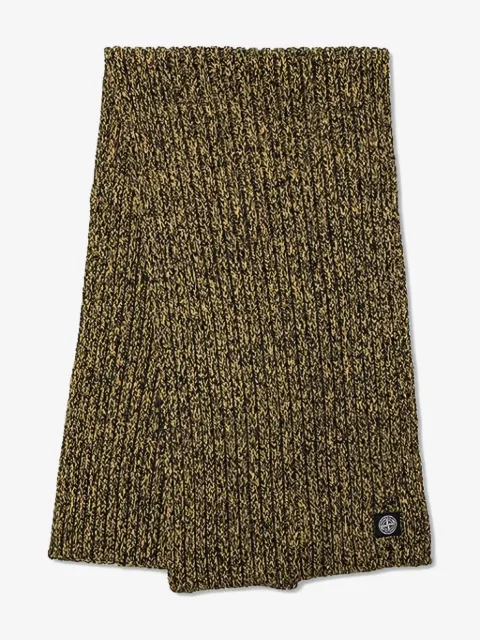 Stone Island ribbed-knit scarf