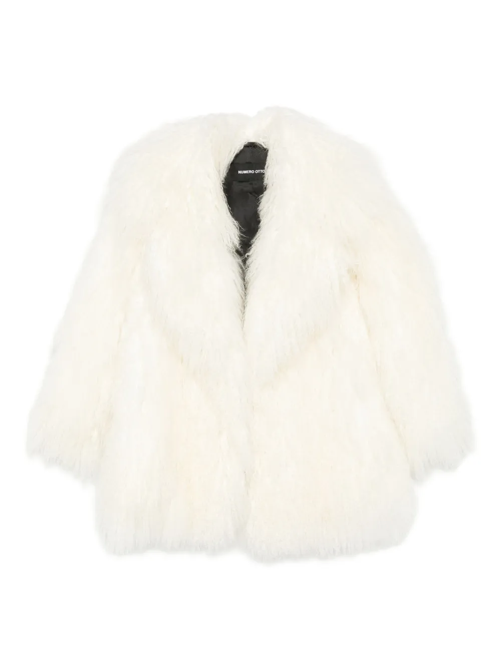 Numerootto Iside faux fur coat | White | Image 1