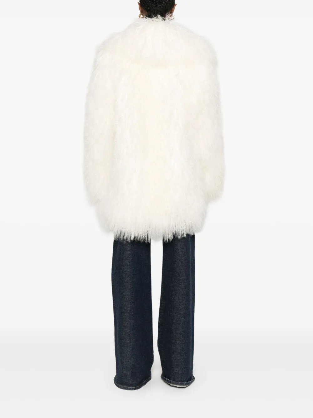 Numerootto Iside エコファーコート | ホワイト | FARFETCH JP