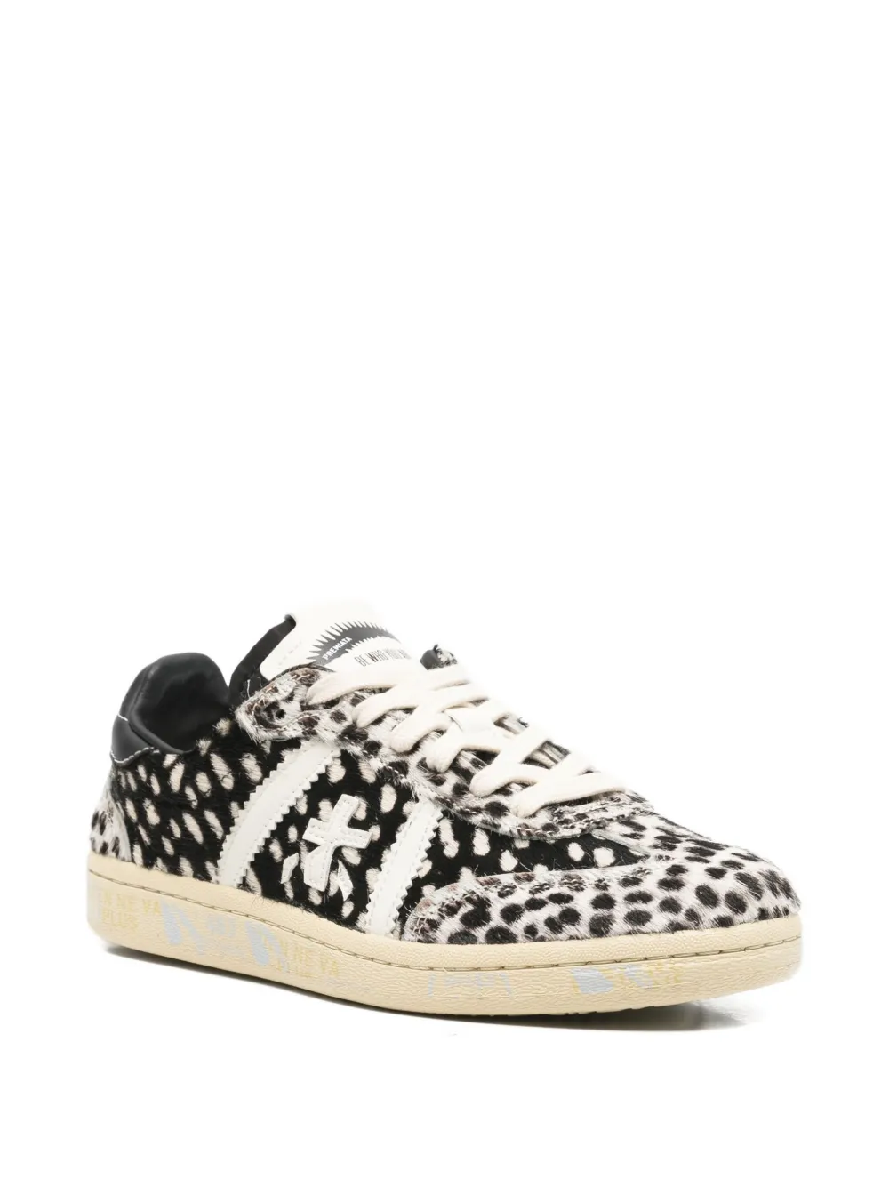 Premiata Sneakers met logopatch - Zwart