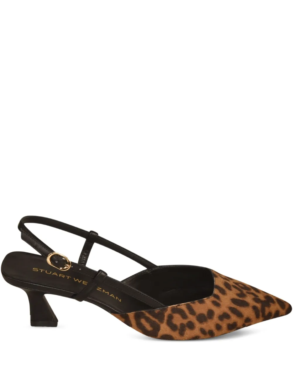 Stuart Weitzman 50mm Vinnie slingback pumps Brown