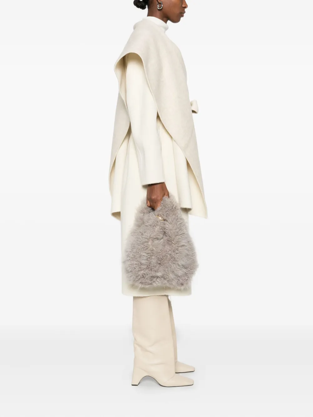 Simonetta Ravizza shearling shoulder bag | Image 2