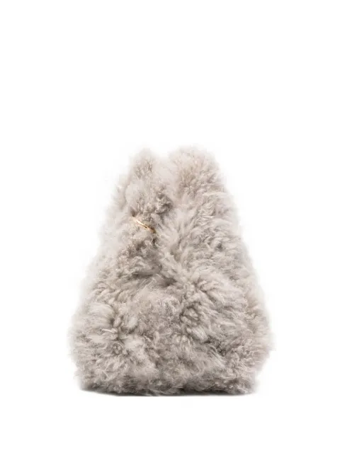 Simonetta Ravizza shearling shoulder bag