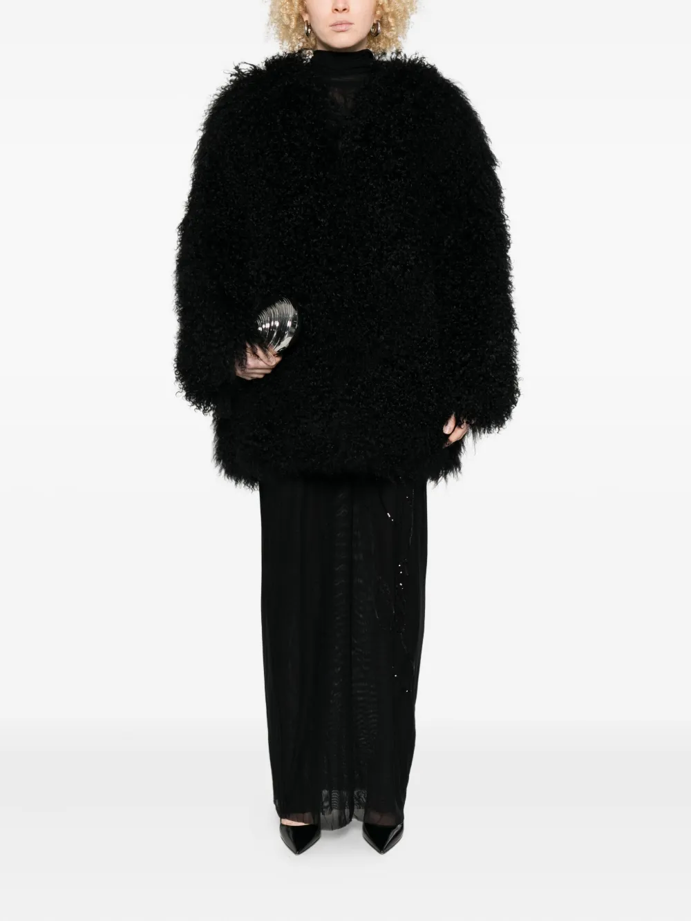 Numerootto teddy-fleece coat | Faux Fur & Shearling Coats | Image 2