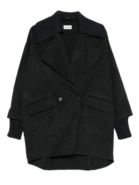 P.A.R.O.S.H. ribbed-cuff coat